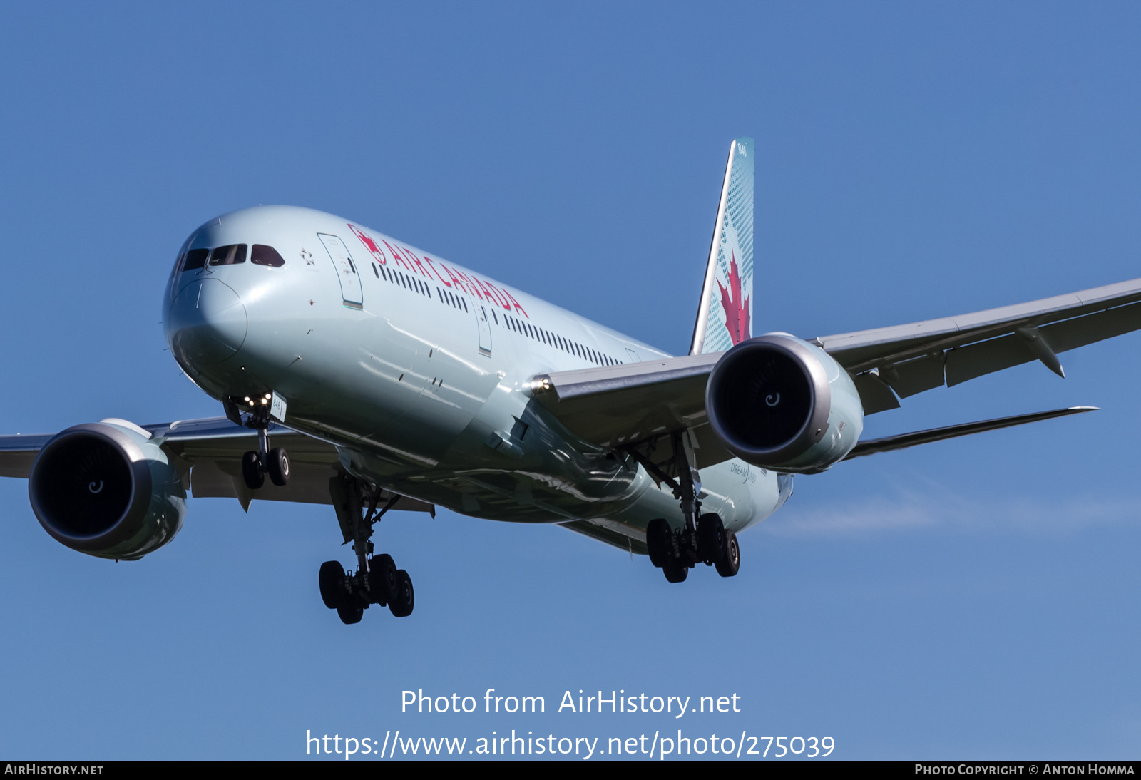 Aircraft Photo of C-FRSI | Boeing 787-9 Dreamliner | Air Canada | AirHistory.net #275039