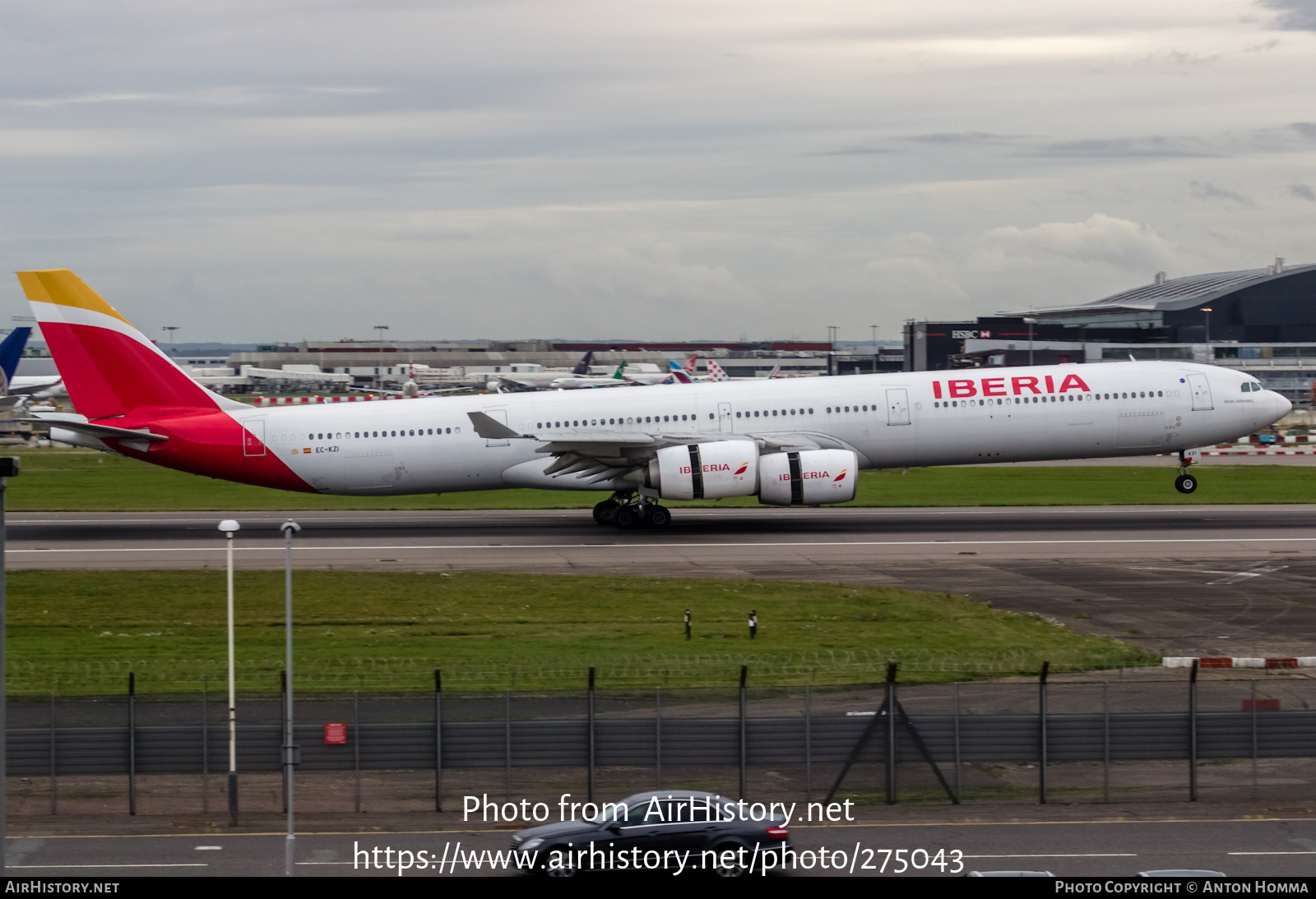 Aircraft Photo of EC-KZI | Airbus A340-642 | Iberia | AirHistory.net #275043