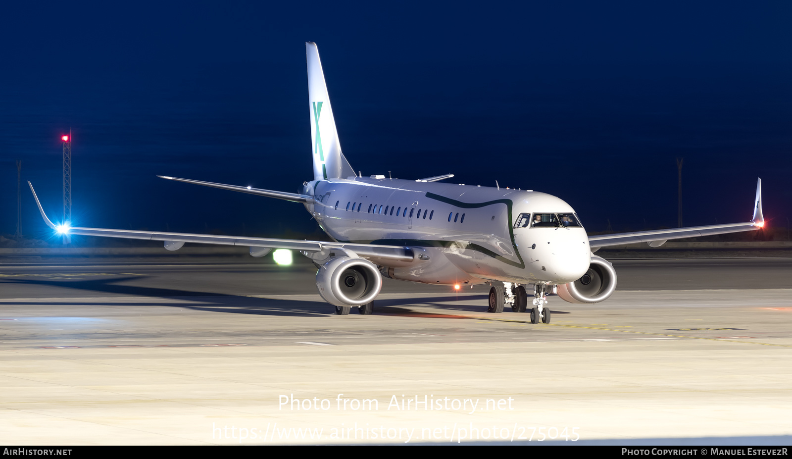 Aircraft Photo of 9H-FCM | Embraer Lineage 1000 (ERJ-190-100ECJ) | AirX Charter | AirHistory.net #275045