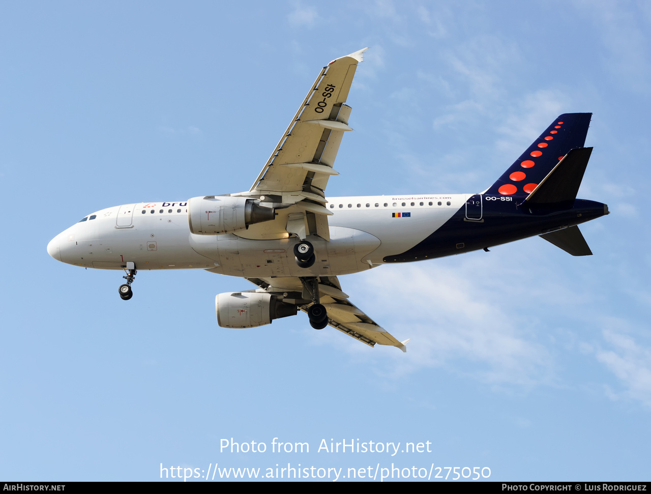 Aircraft Photo of OO-SSI | Airbus A319-112 | Brussels Airlines | AirHistory.net #275050