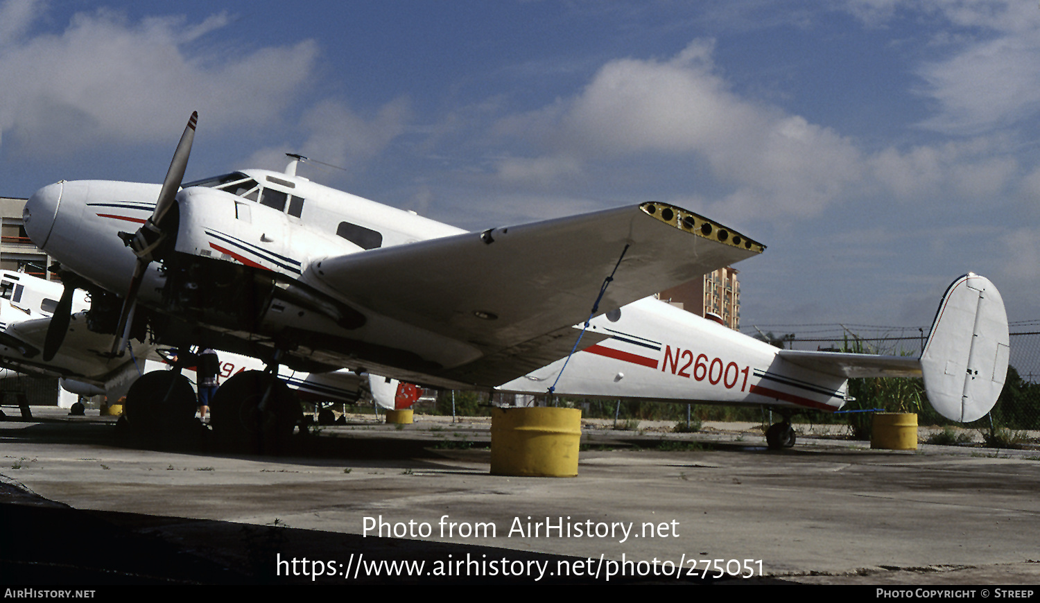 Aircraft Photo of N26001 | Beech UC-45J Expeditor | George T. Baker Aviation School | AirHistory.net #275051