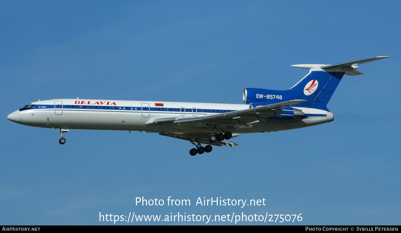 Aircraft Photo of EW-85748 | Tupolev Tu-154M | Belavia | AirHistory.net #275076