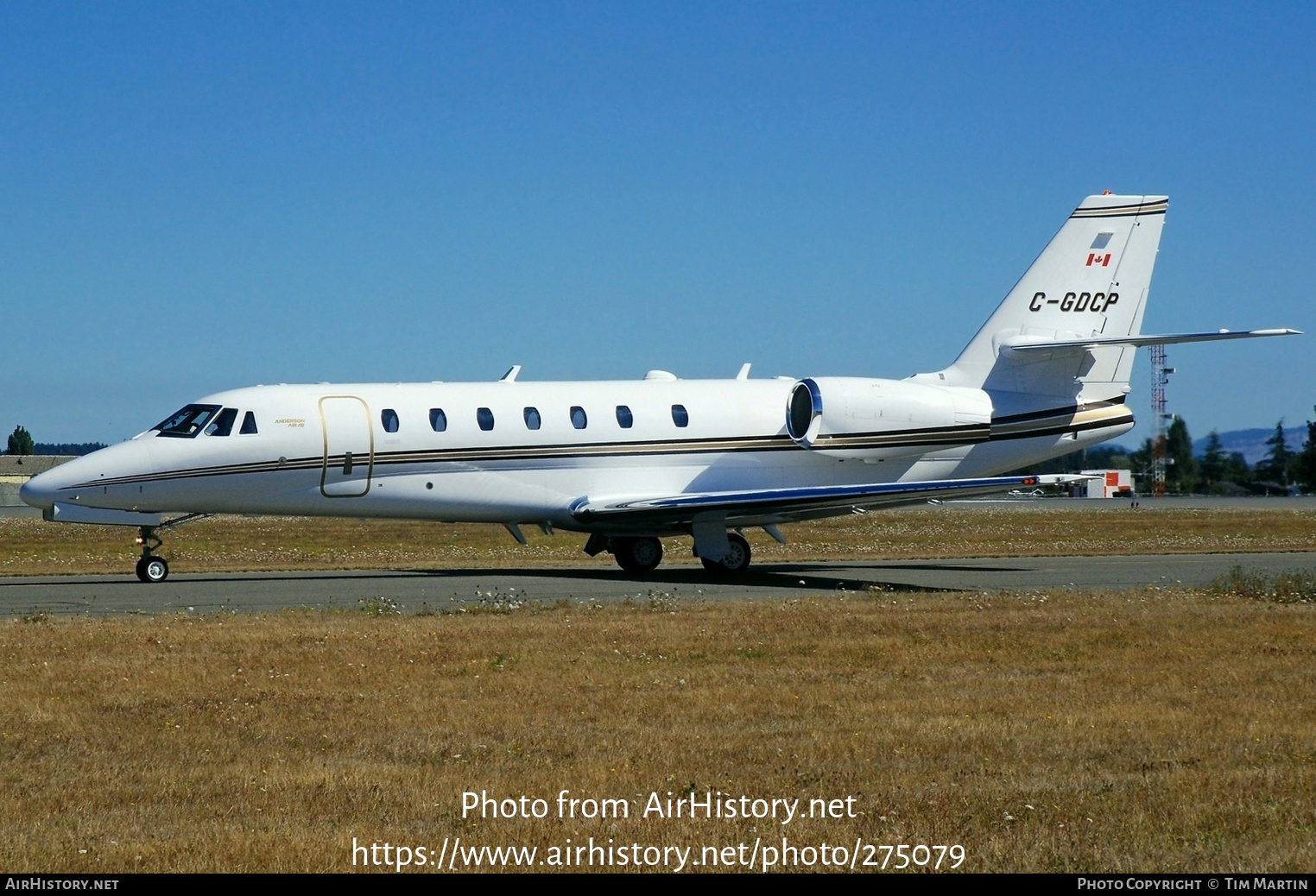 Aircraft Photo of C-GDCP | Cessna 680 Citation Sovereign | Anderson Air | AirHistory.net #275079