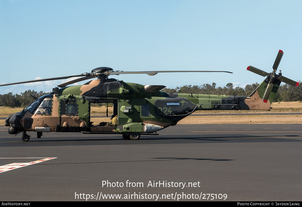 Aircraft Photo of A40-024 | NHI MRH-90 | Australia - Army | AirHistory.net #275109