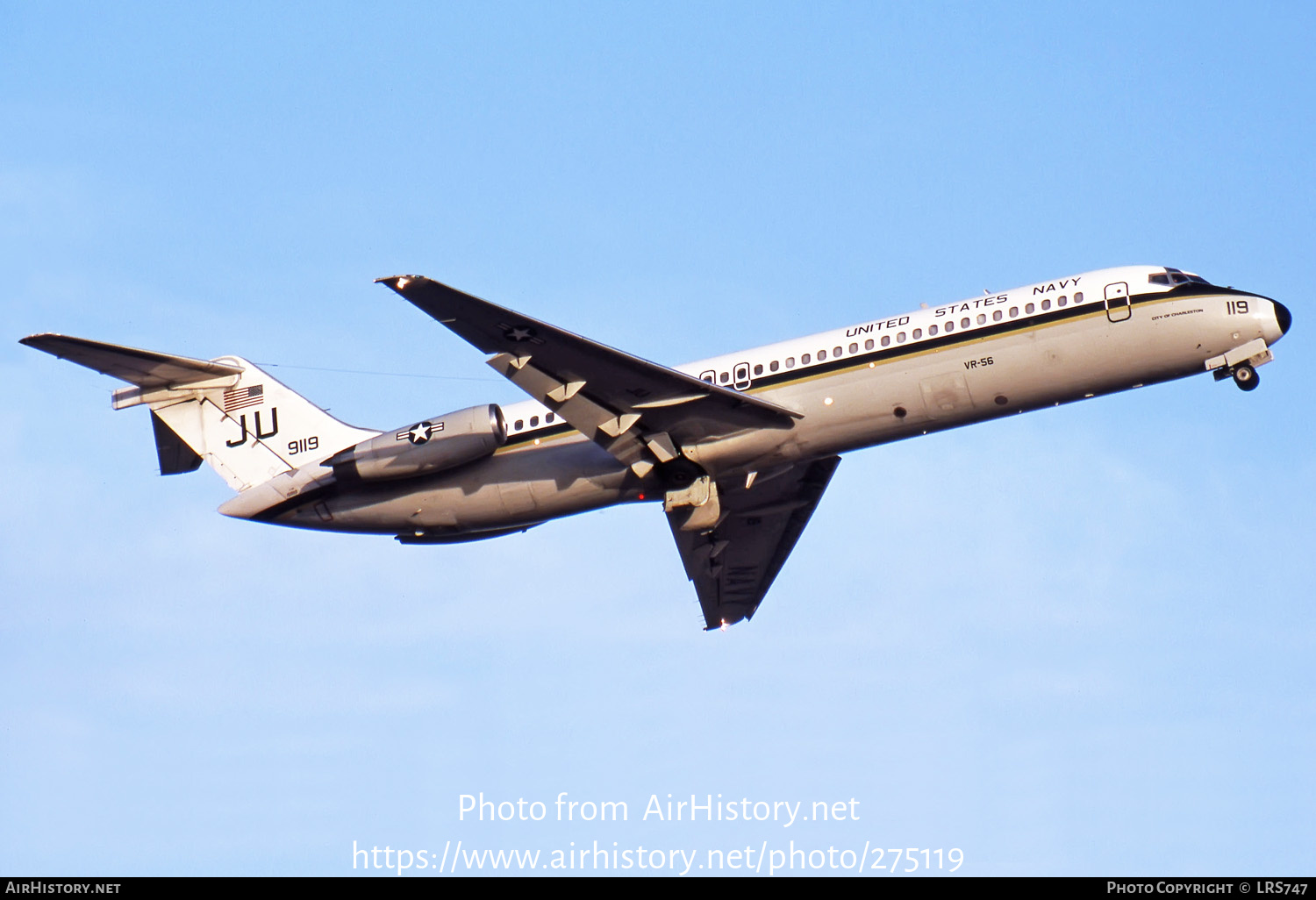 Aircraft Photo of 159119 | McDonnell Douglas C-9B Skytrain II | USA - Navy | AirHistory.net #275119