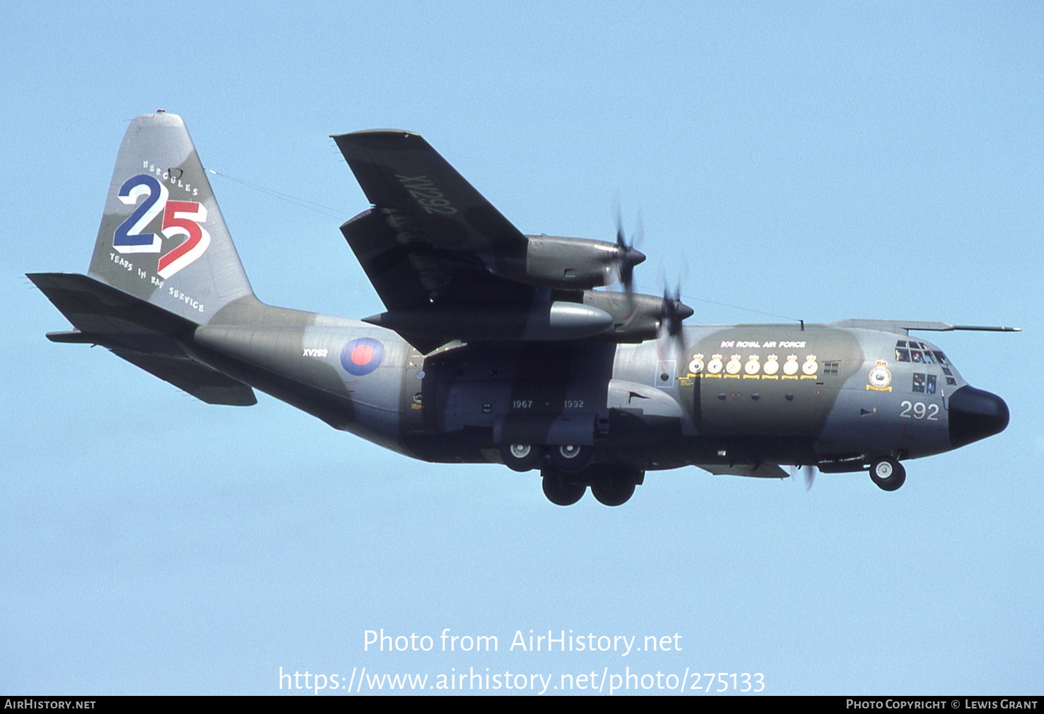 Aircraft Photo of XV292 | Lockheed C-130K Hercules C1P (L-382) | UK - Air Force | AirHistory.net #275133