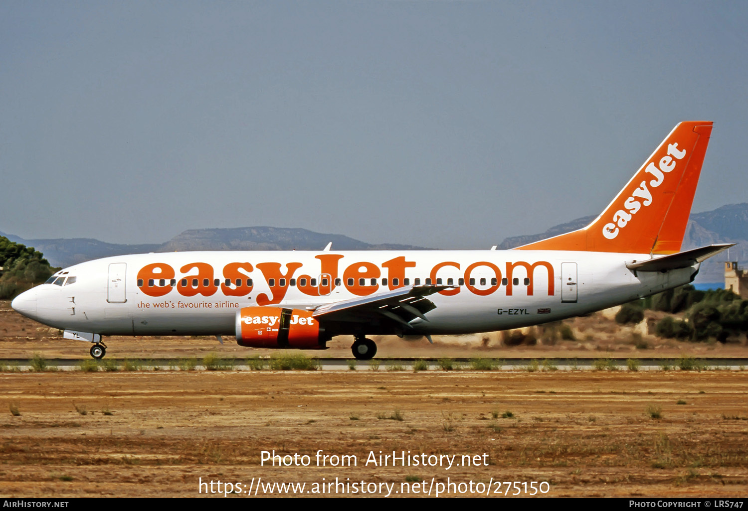 Aircraft Photo of G-EZYL | Boeing 737-33V | EasyJet | AirHistory.net #275150