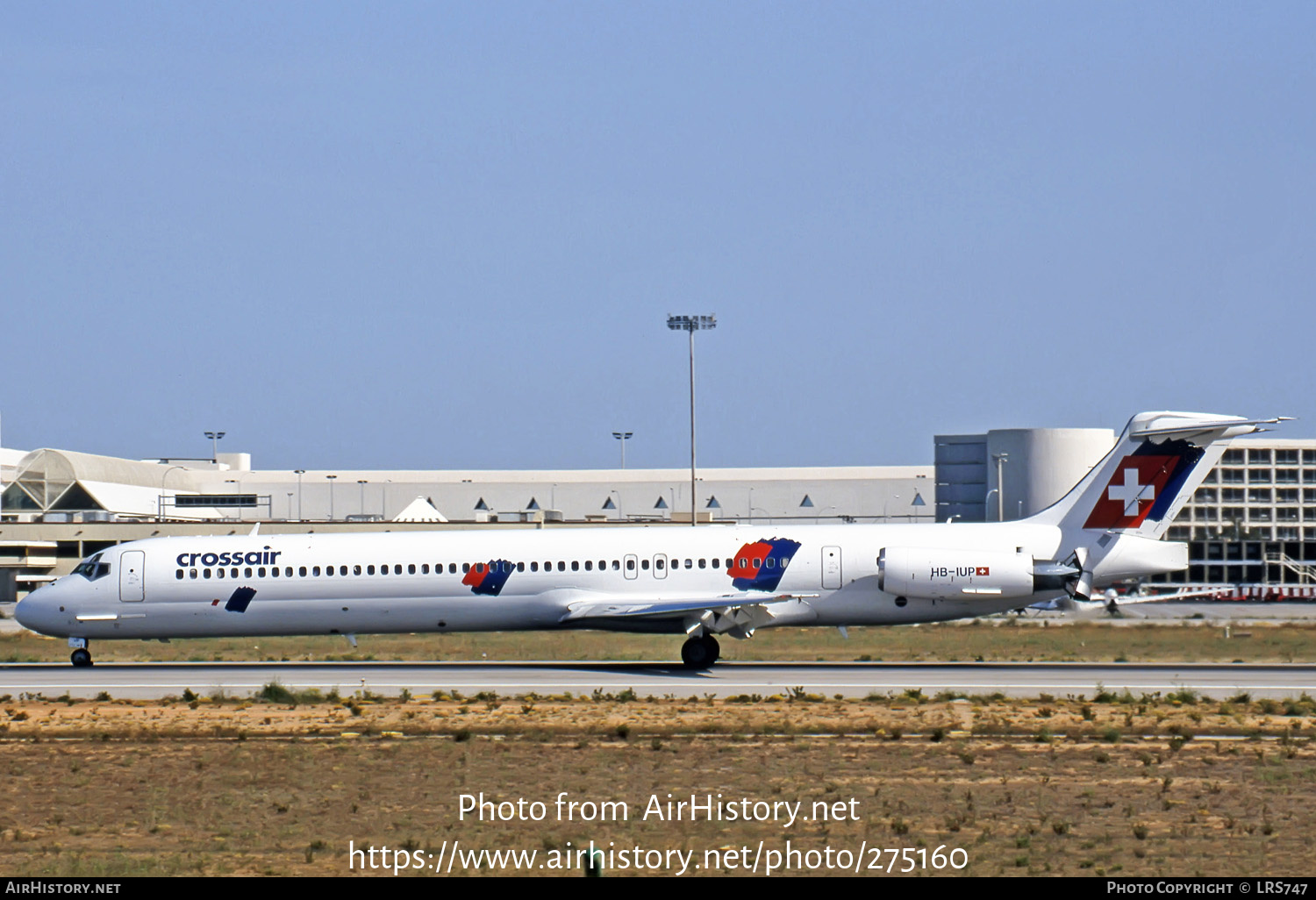 Aircraft Photo of HB-IUP | McDonnell Douglas MD-83 (DC-9-83) | Crossair | AirHistory.net #275160