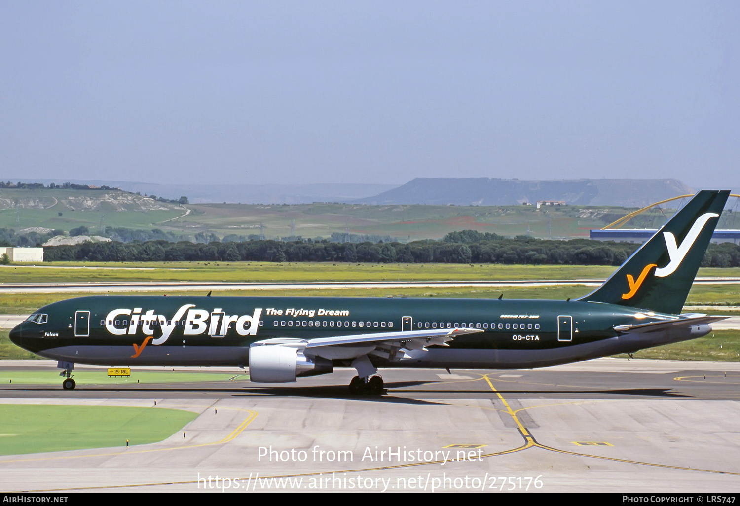 Aircraft Photo of OO-CTA | Boeing 767-33A/ER | CityBird | AirHistory.net #275176