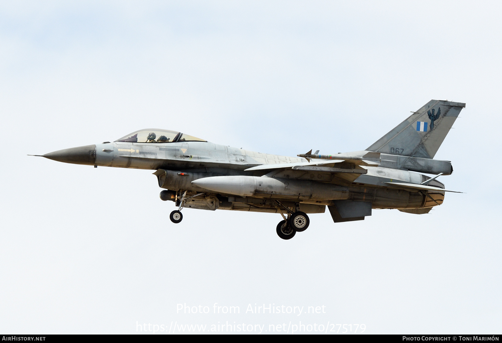 Aircraft Photo of 067 | Lockheed Martin F-16CJ Fighting Falcon | Greece - Air Force | AirHistory.net #275179