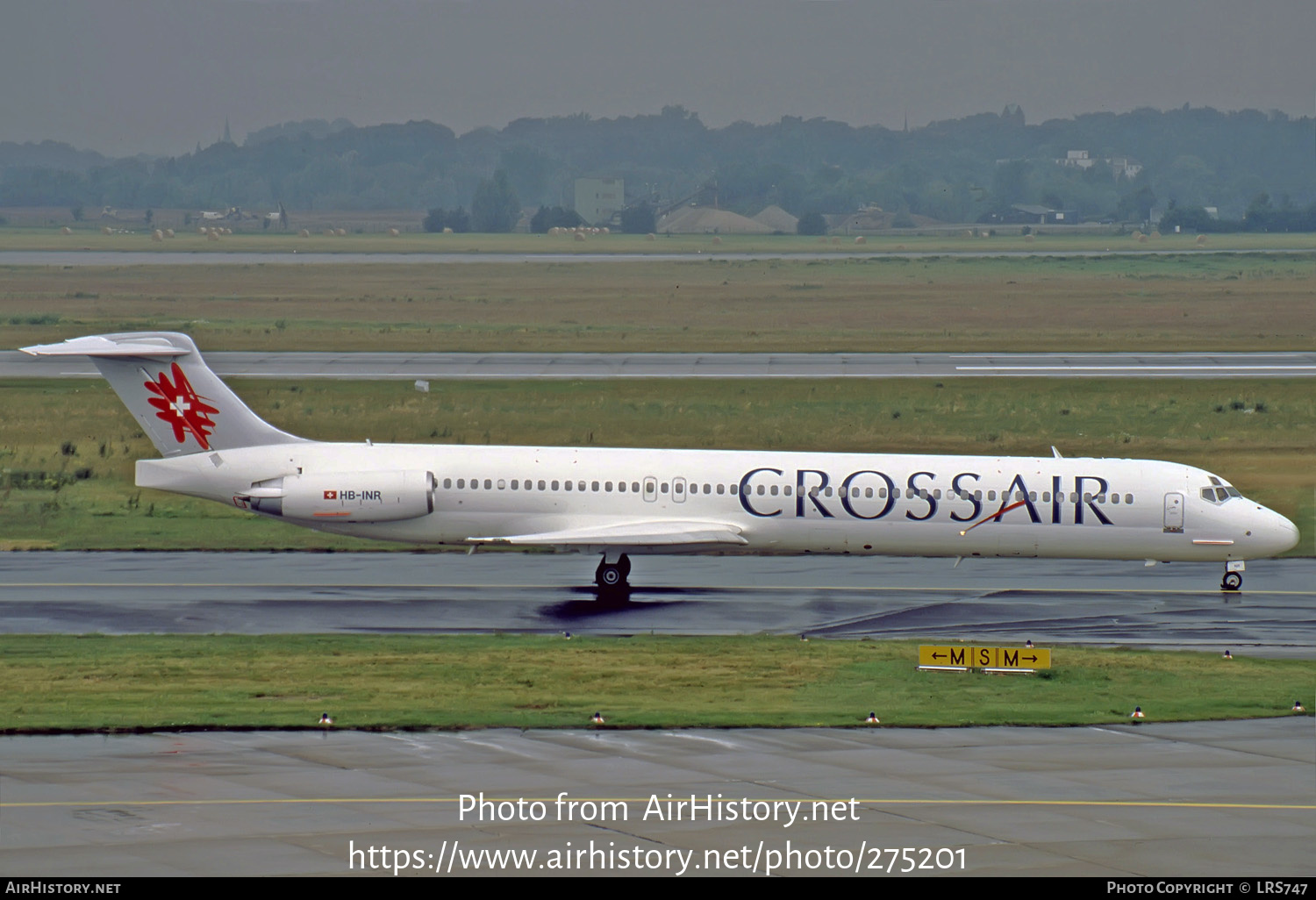 Aircraft Photo of HB-INR | McDonnell Douglas MD-82 (DC-9-82) | Crossair | AirHistory.net #275201