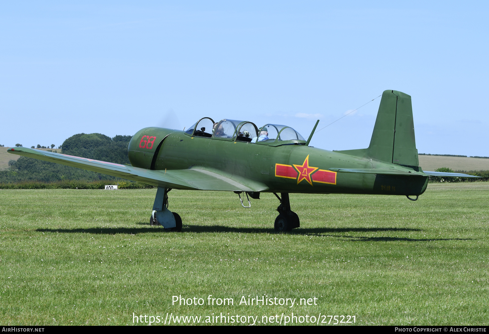 Aircraft Photo of G-BVVG / 68 | Nanchang CJ-6A | China - Air Force | AirHistory.net #275221