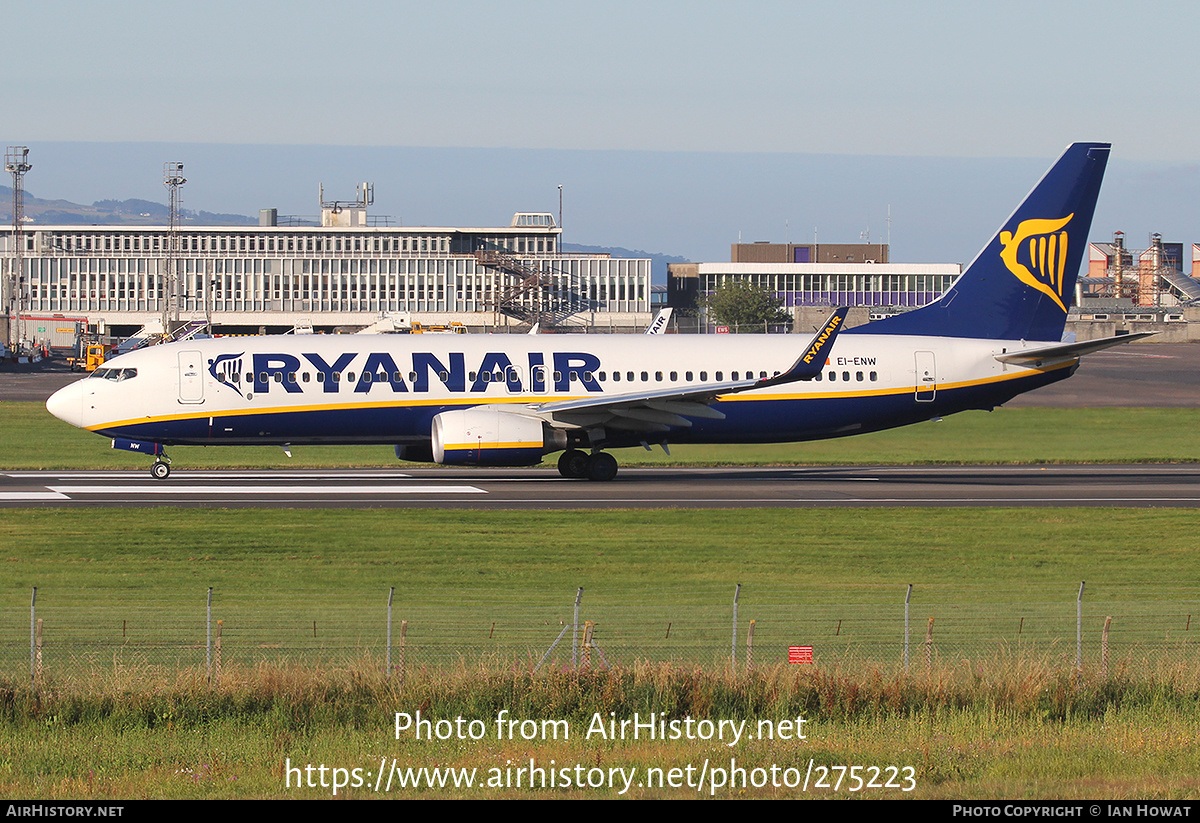 Aircraft Photo of EI-ENW | Boeing 737-8AS | Ryanair | AirHistory.net #275223