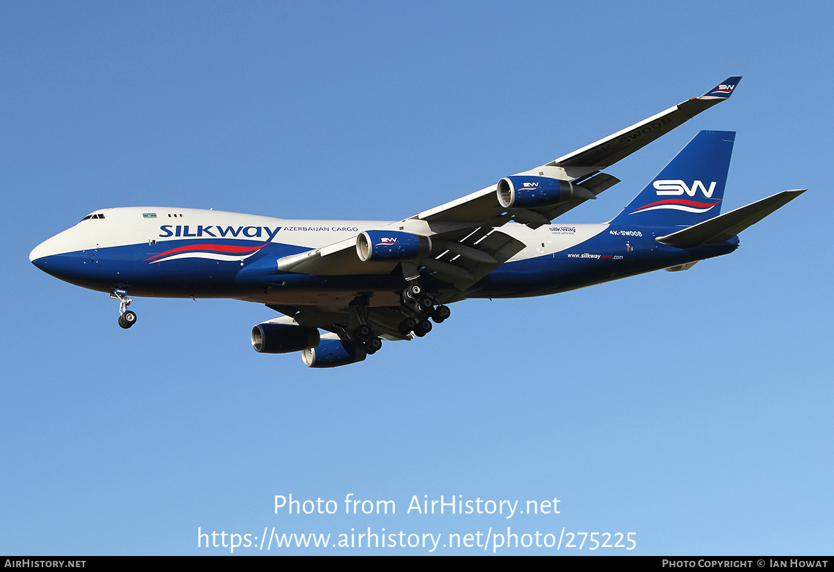 Aircraft Photo of 4K-SW008 | Boeing 747-4R7F/SCD | SilkWay Azerbaijan Cargo | AirHistory.net #275225