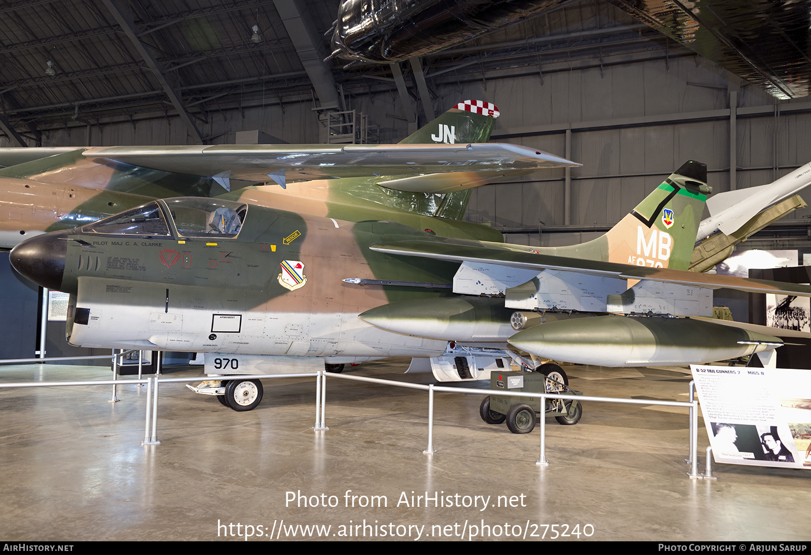 Aircraft Photo of 70-0970 / AF70-970 | LTV A-7D Corsair II | USA - Air Force | AirHistory.net #275240