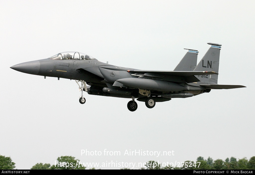 Aircraft Photo of 91-0312 | McDonnell Douglas F-15E Strike Eagle | USA - Air Force | AirHistory.net #275247