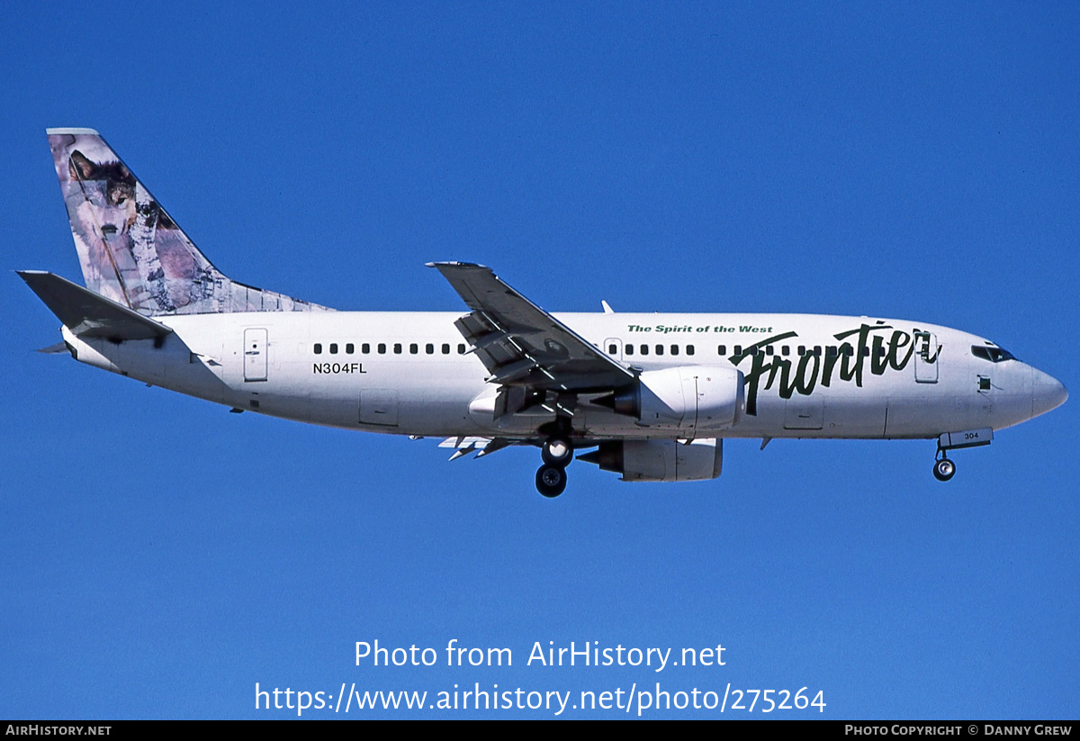 Aircraft Photo of N304FL | Boeing 737-3Q8 | Frontier Airlines | AirHistory.net #275264