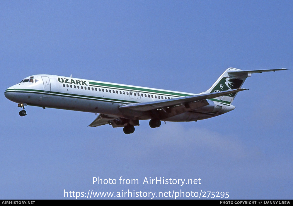 Aircraft Photo of N928L | McDonnell Douglas DC-9-34 | Ozark Air Lines | AirHistory.net #275295