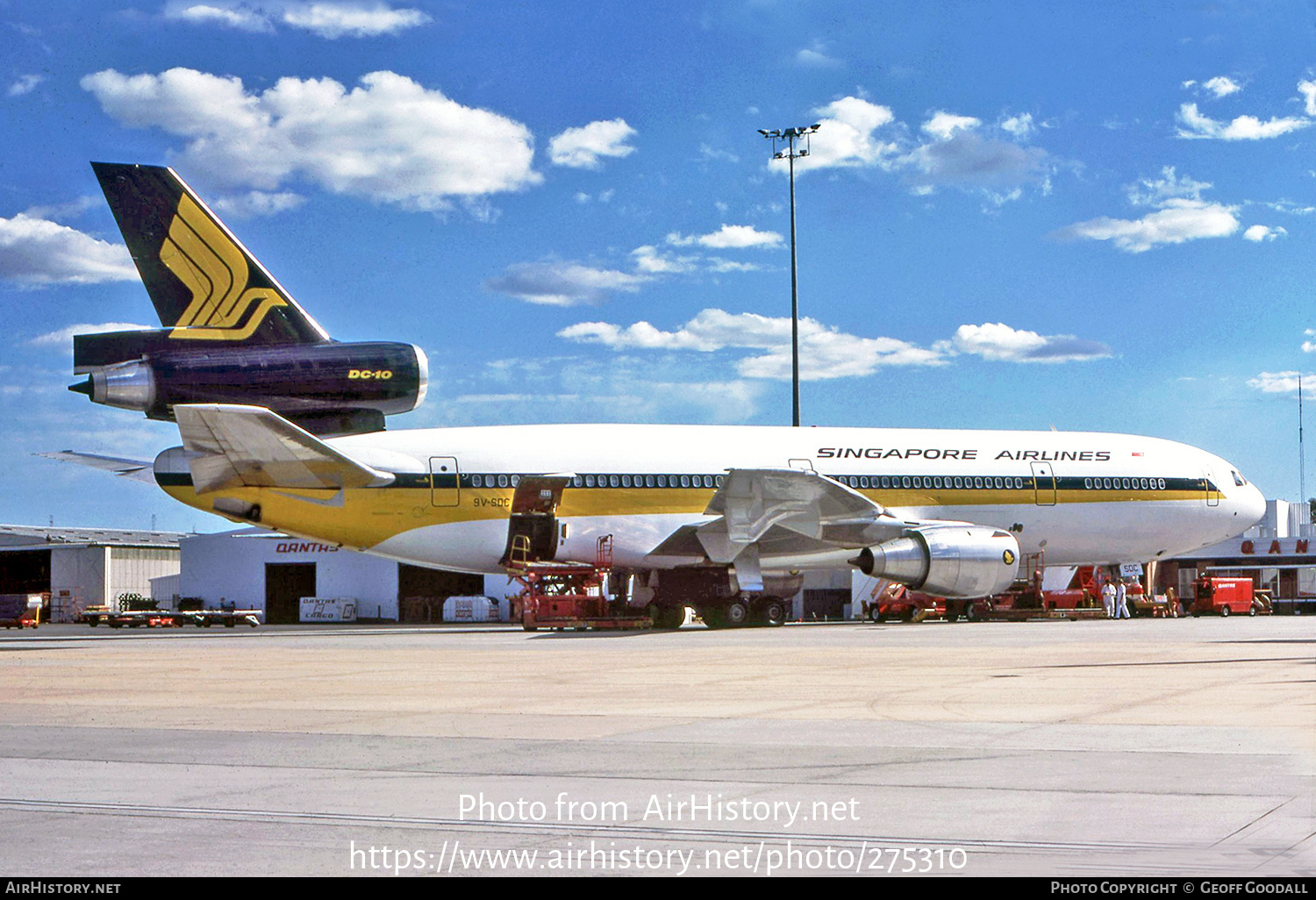 Aircraft Photo of 9V-SDC | McDonnell Douglas DC-10-30 | Singapore Airlines | AirHistory.net #275310