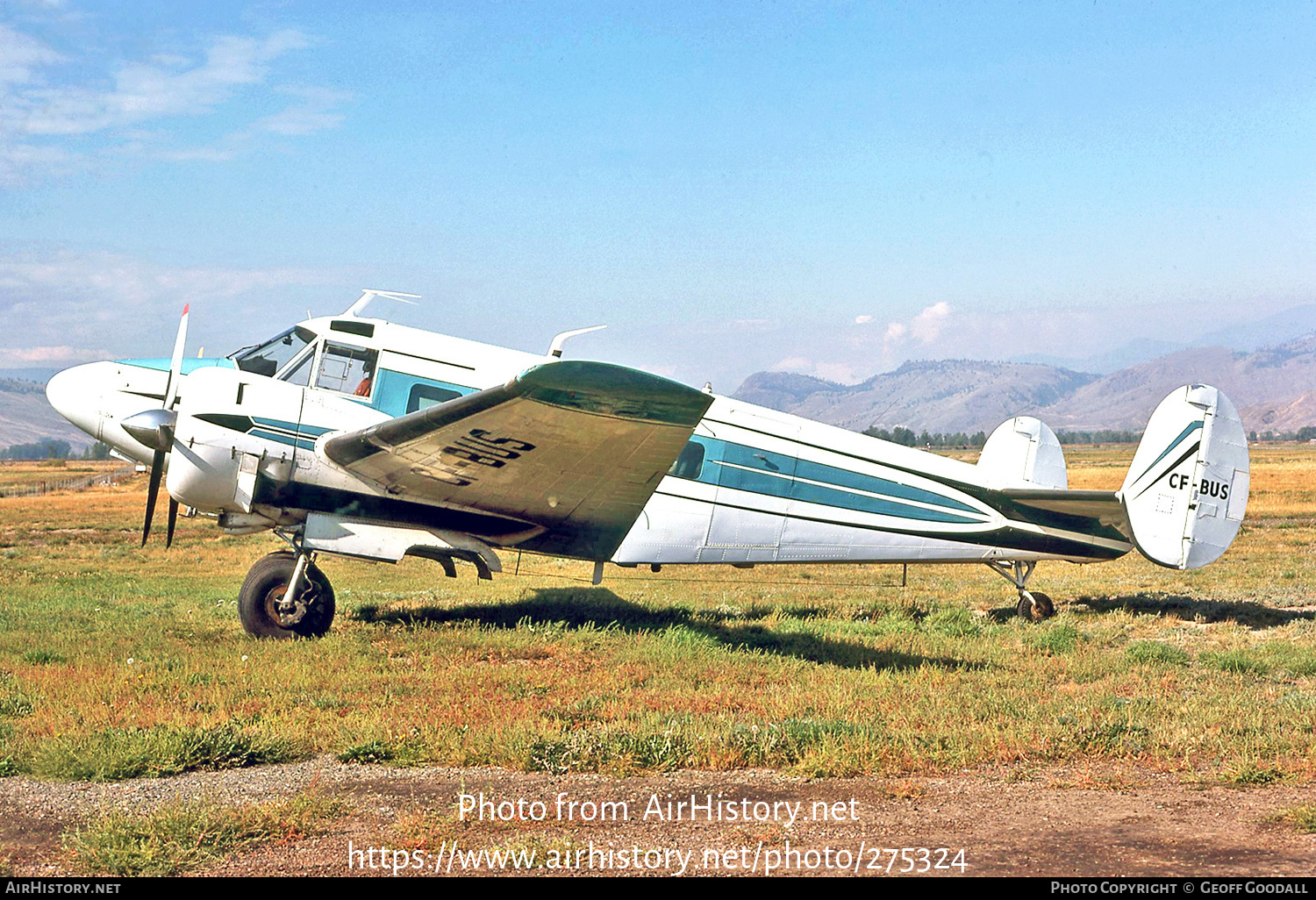 Aircraft Photo of CF-BUS | Beech G18S | AirHistory.net #275324