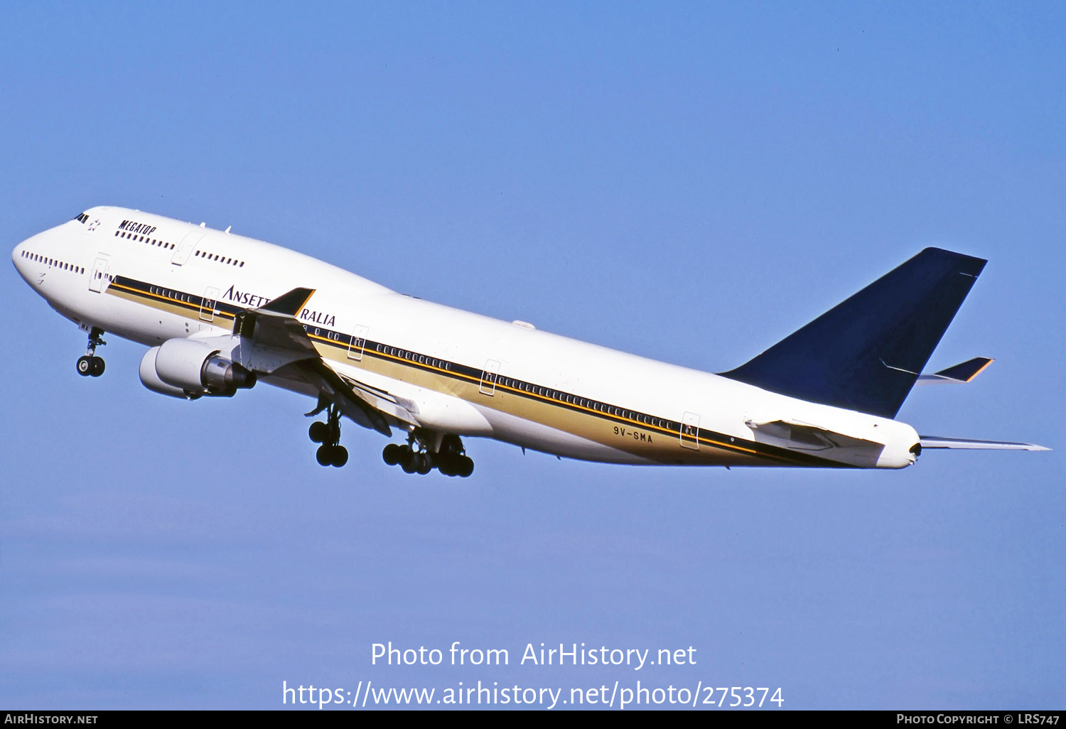 Aircraft Photo of 9V-SMA | Boeing 747-412 | Ansett Australia | AirHistory.net #275374