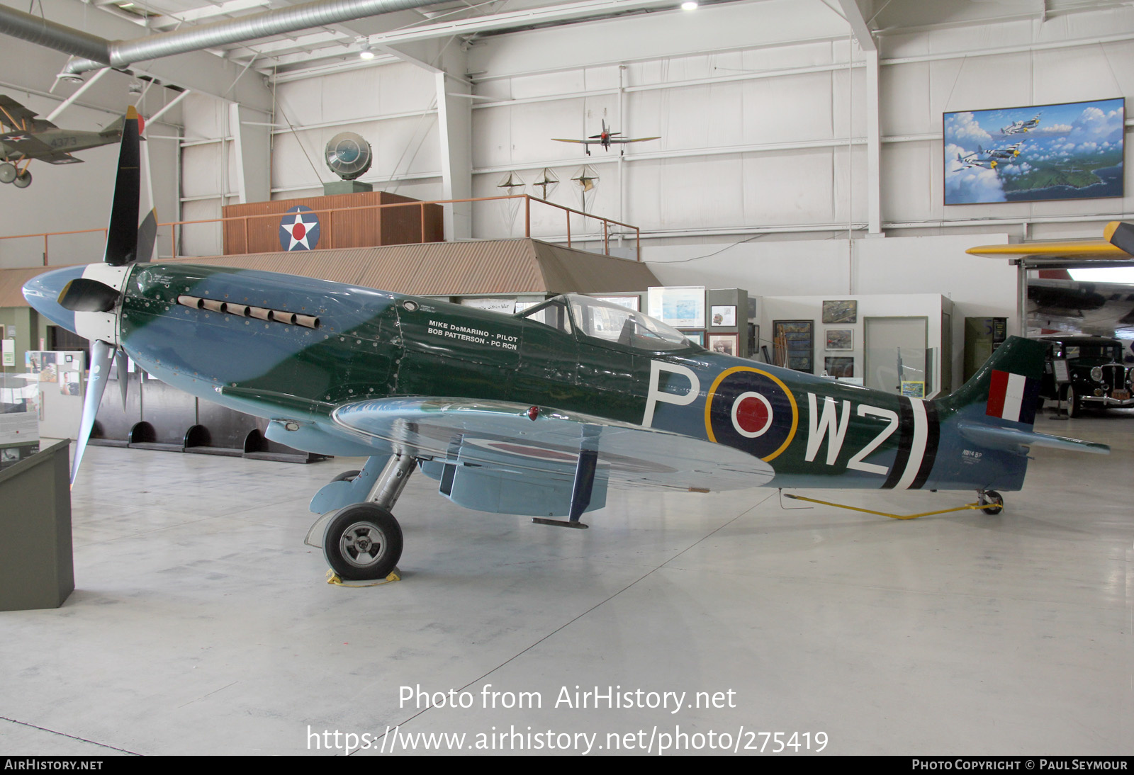 Aircraft Photo of N114BP / NX114BP | Supermarine 379 Spitfire FR14C | UK - Air Force | AirHistory.net #275419