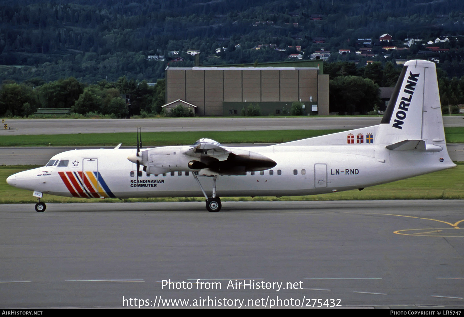 Aircraft Photo of LN-RND | Fokker 50 | Scandinavian Commuter - Norlink | AirHistory.net #275432