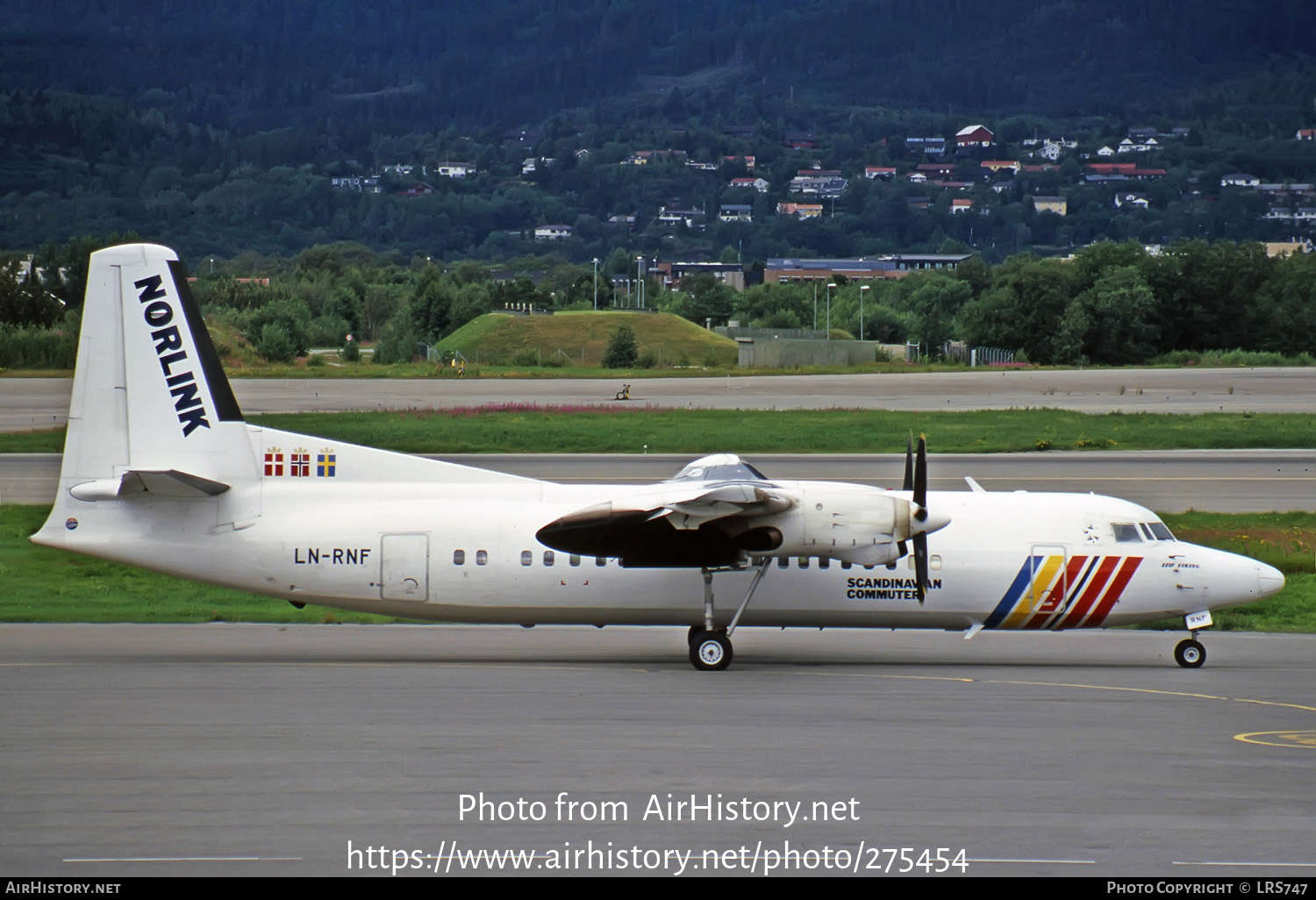 Aircraft Photo of LN-RNF | Fokker 50 | Scandinavian Commuter - Norlink | AirHistory.net #275454