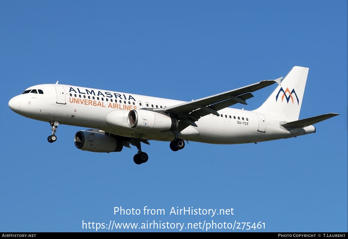 Aircraft Photo of SU-TCF | Airbus A320-232 | Almasria Universal Airlines | AirHistory.net #275461