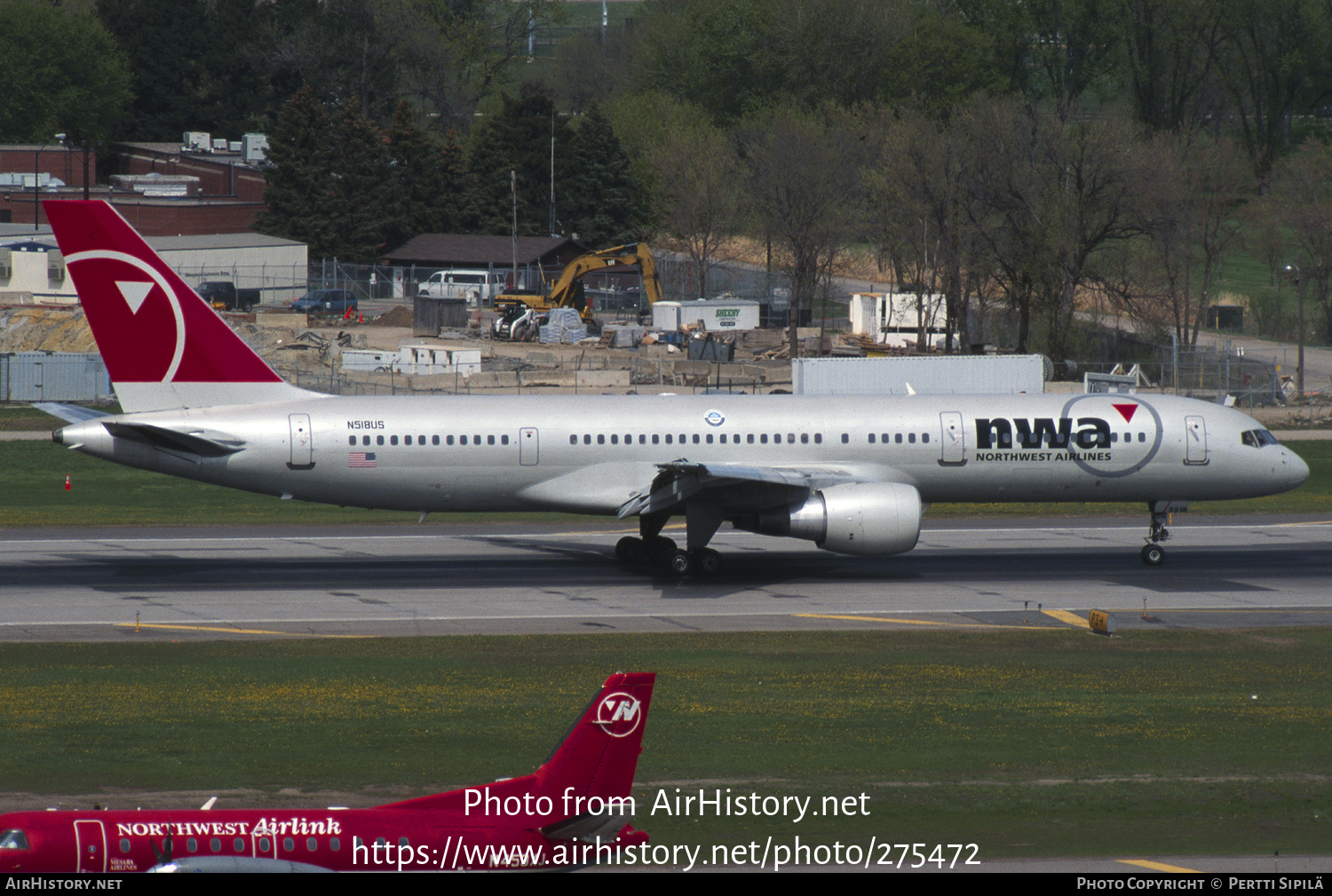 Aircraft Photo of N518US | Boeing 757-251 | Northwest Airlines | AirHistory.net #275472