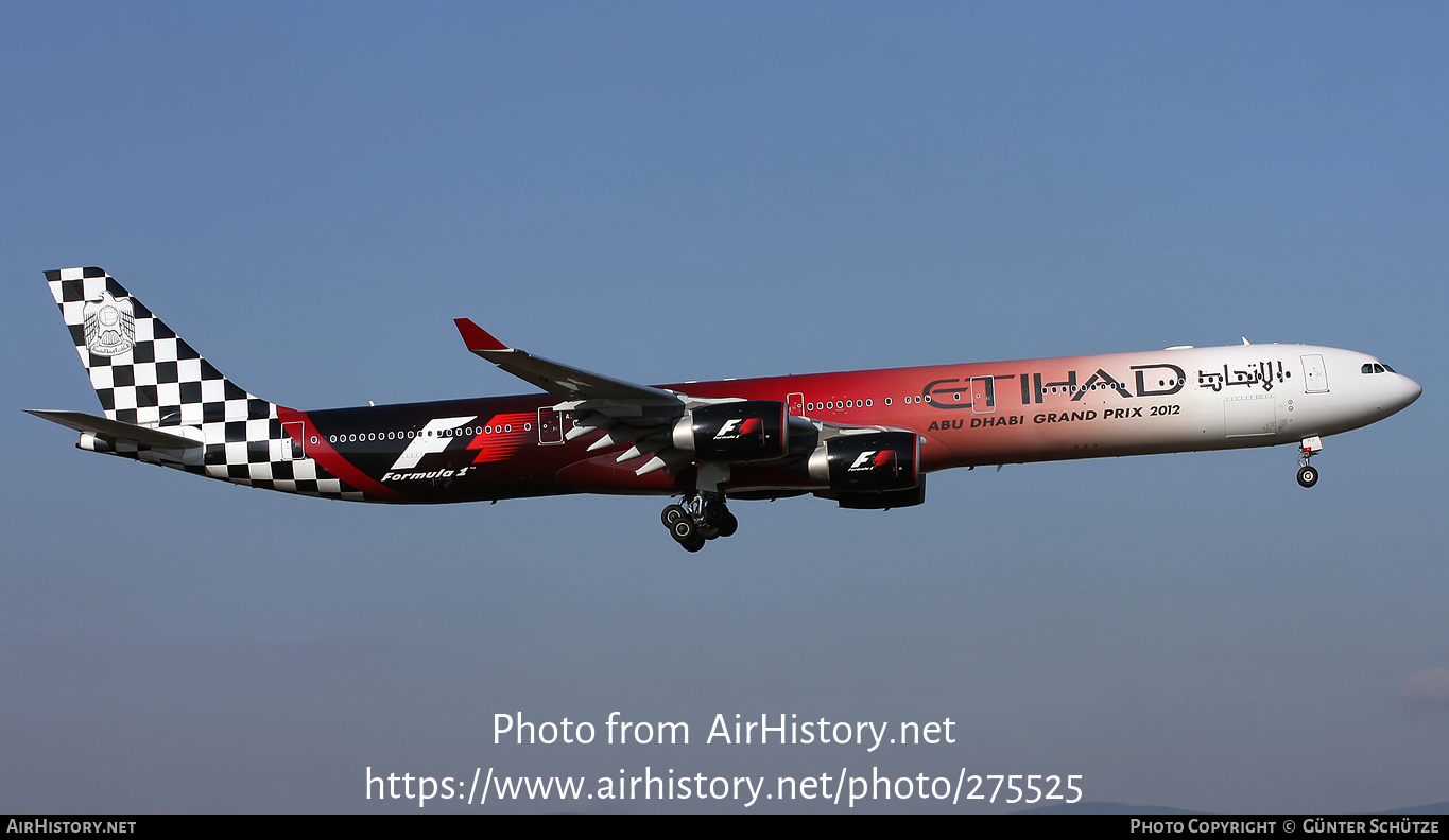 Aircraft Photo of A6-EHJ | Airbus A340-642 | Etihad Airways | AirHistory.net #275525