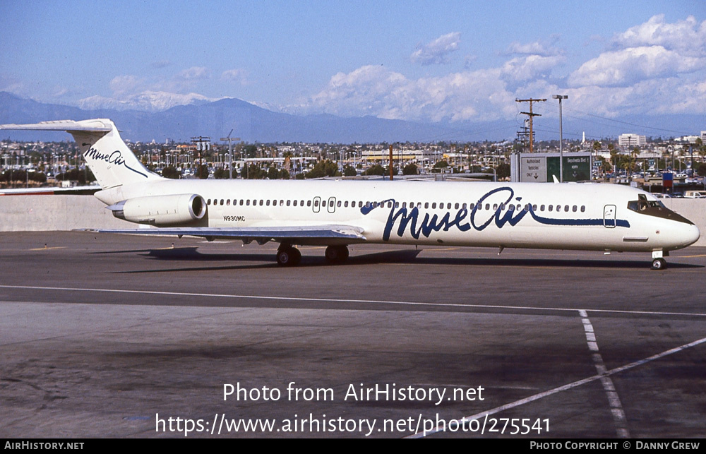 Aircraft Photo of N930MC | McDonnell Douglas MD-82 (DC-9-82) | Muse Air | AirHistory.net #275541