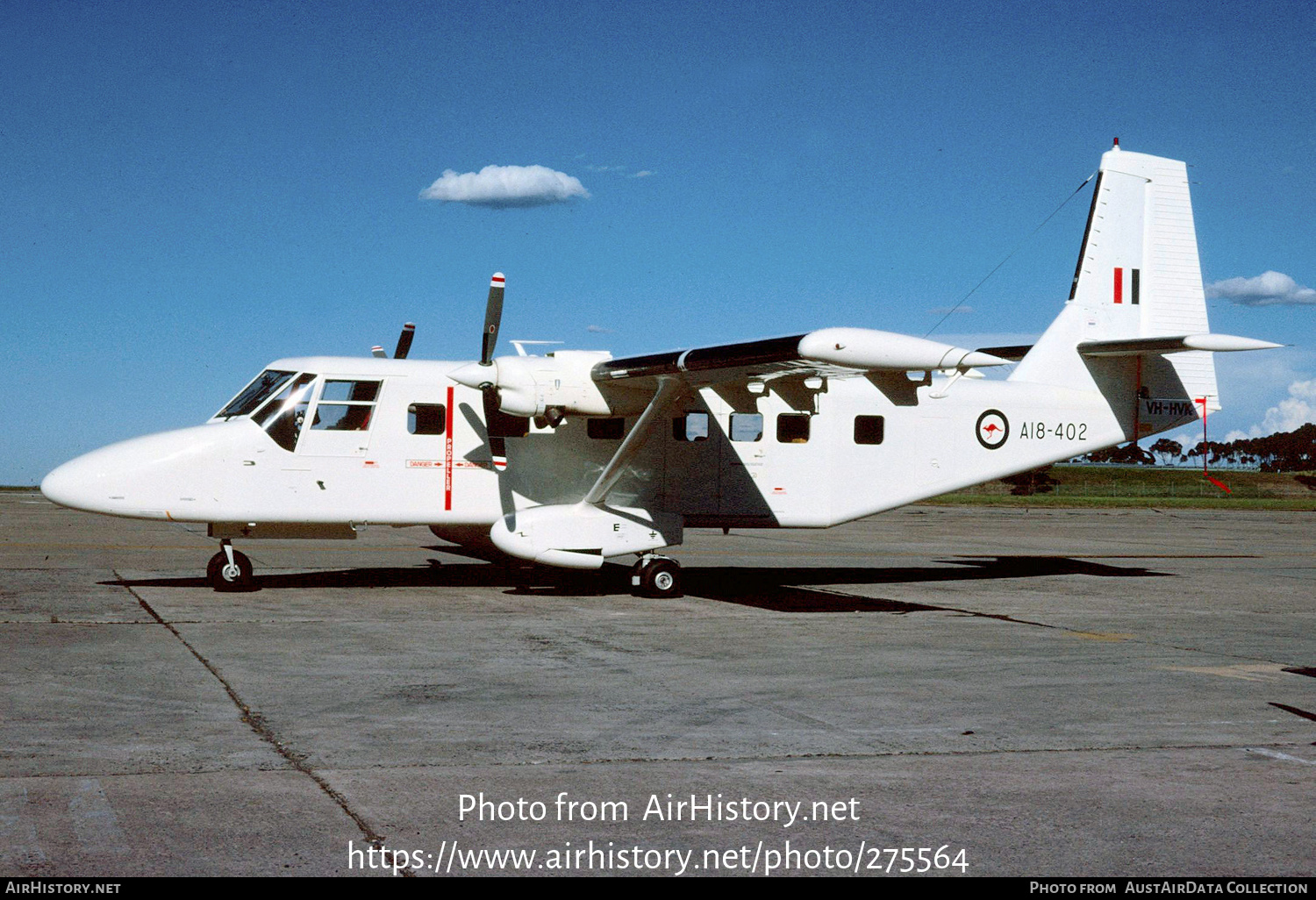 Aircraft Photo of A18-402 / VH-HVK | GAF N-24A Nomad | Australia - Air Force | AirHistory.net #275564