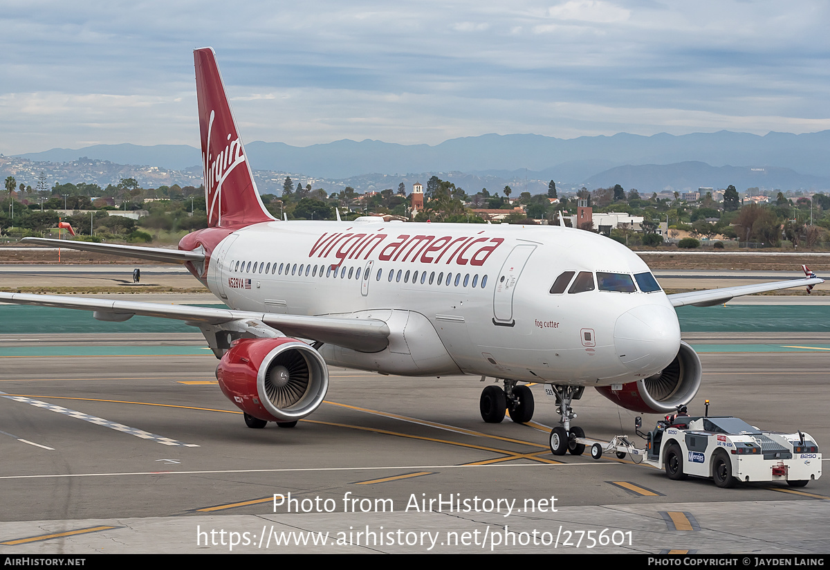 Aircraft Photo of N528VA | Airbus A319-112 | Virgin America | AirHistory.net #275601