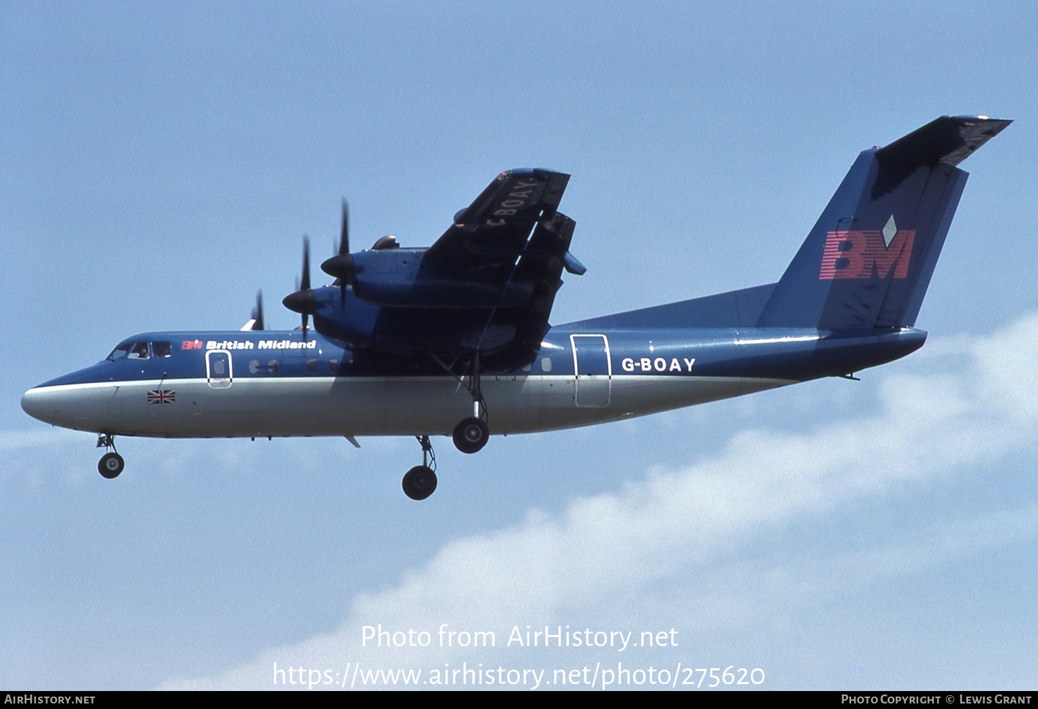 Aircraft Photo of G-BOAY | De Havilland Canada DHC-7-110 Dash 7 | British Midland Airways - BMA | AirHistory.net #275620