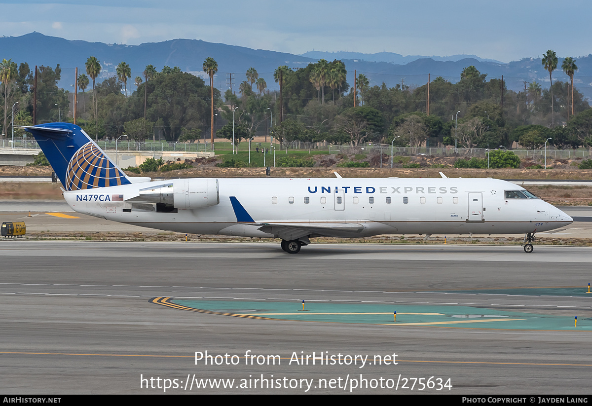 Aircraft Photo of N479CA | Bombardier CRJ-200ER (CL-600-2B19) | United Express | AirHistory.net #275634