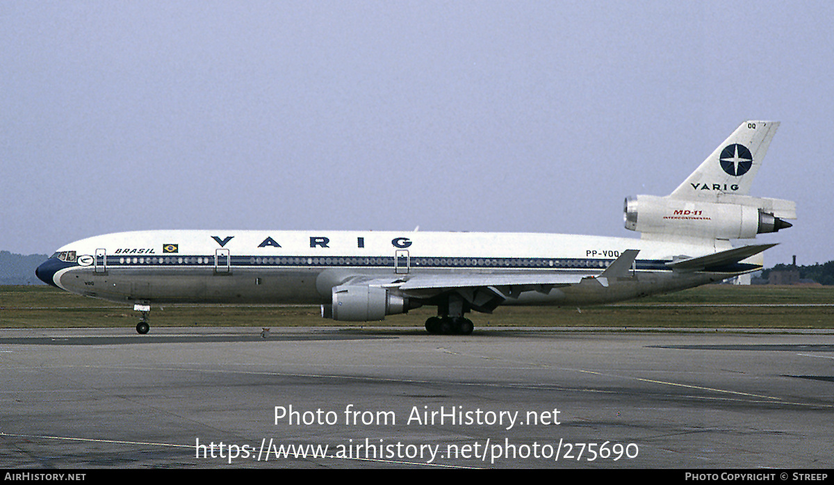 Aircraft Photo of PP-VOQ | McDonnell Douglas MD-11 | Varig | AirHistory.net #275690