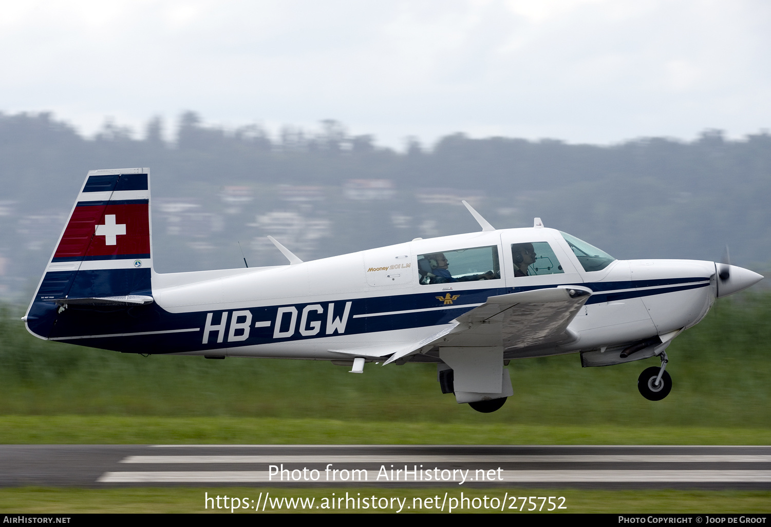 Aircraft Photo of HB-DGW | Mooney M-20J 201LM | AirHistory.net #275752