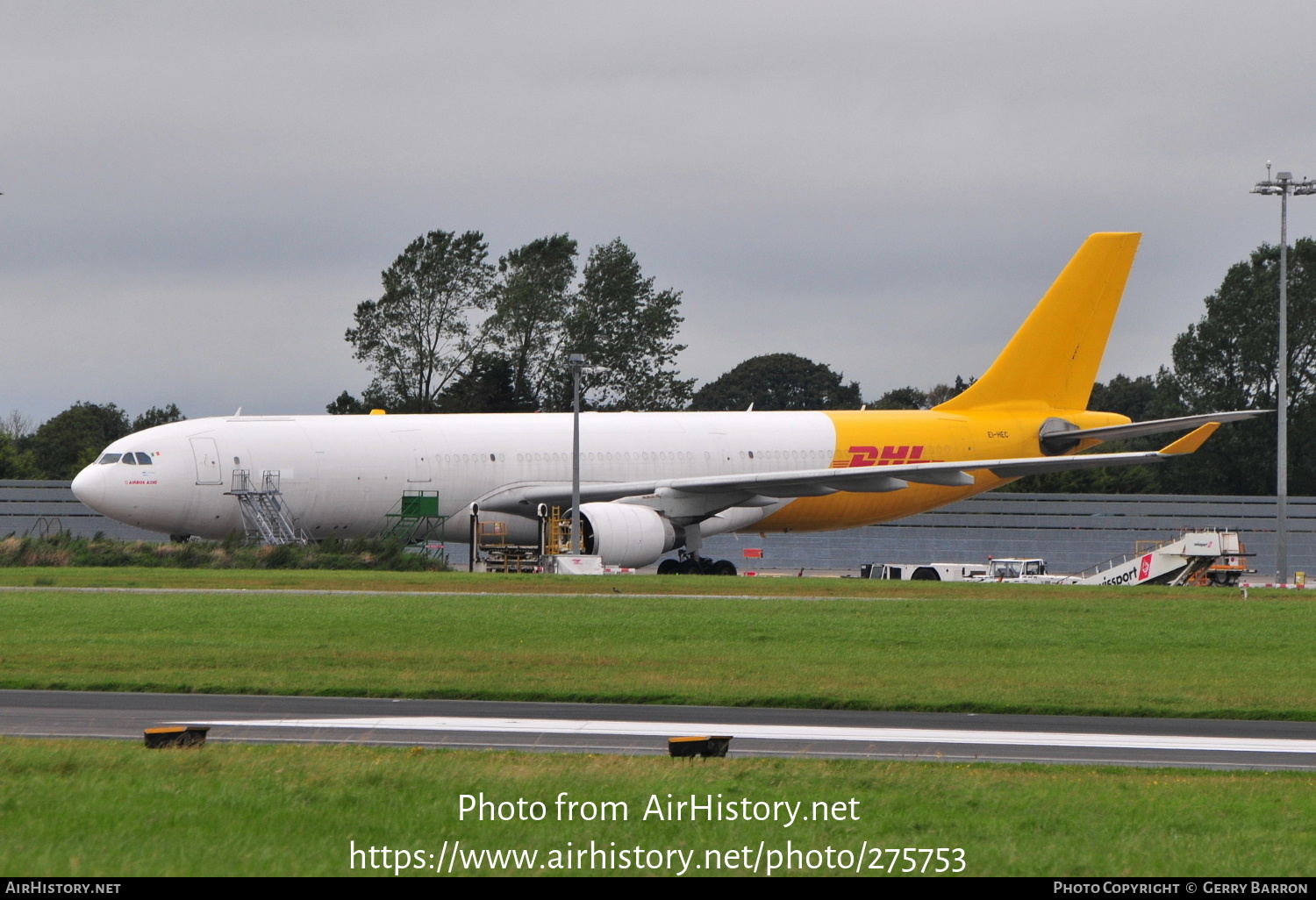 Aircraft Photo of EI-HEC | Airbus A330-322/F | DHL International | AirHistory.net #275753