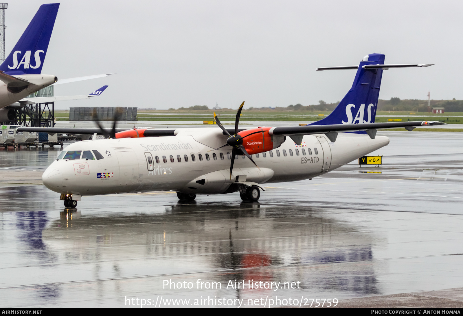 Aircraft Photo of ES-ATD | ATR ATR-72-600 (ATR-72-212A) | Scandinavian Airlines - SAS | AirHistory.net #275759