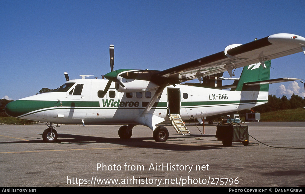 Aircraft Photo of LN-BNB | De Havilland Canada DHC-6-300 Twin Otter | Widerøe | AirHistory.net #275796