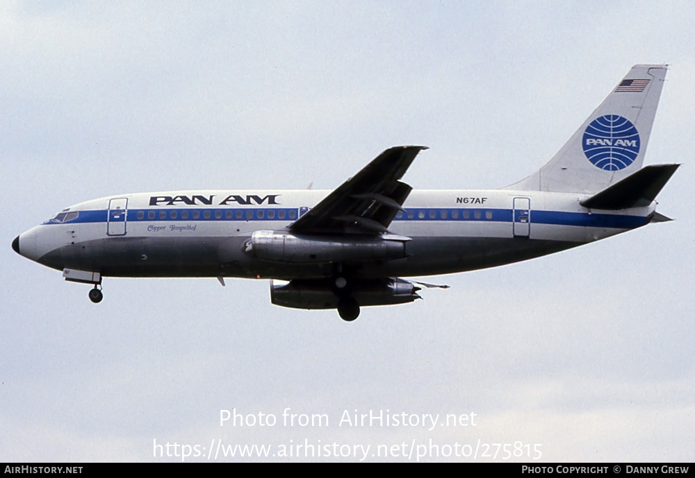 Aircraft Photo of N67AF | Boeing 737-222 | Pan American World Airways - Pan Am | AirHistory.net #275815