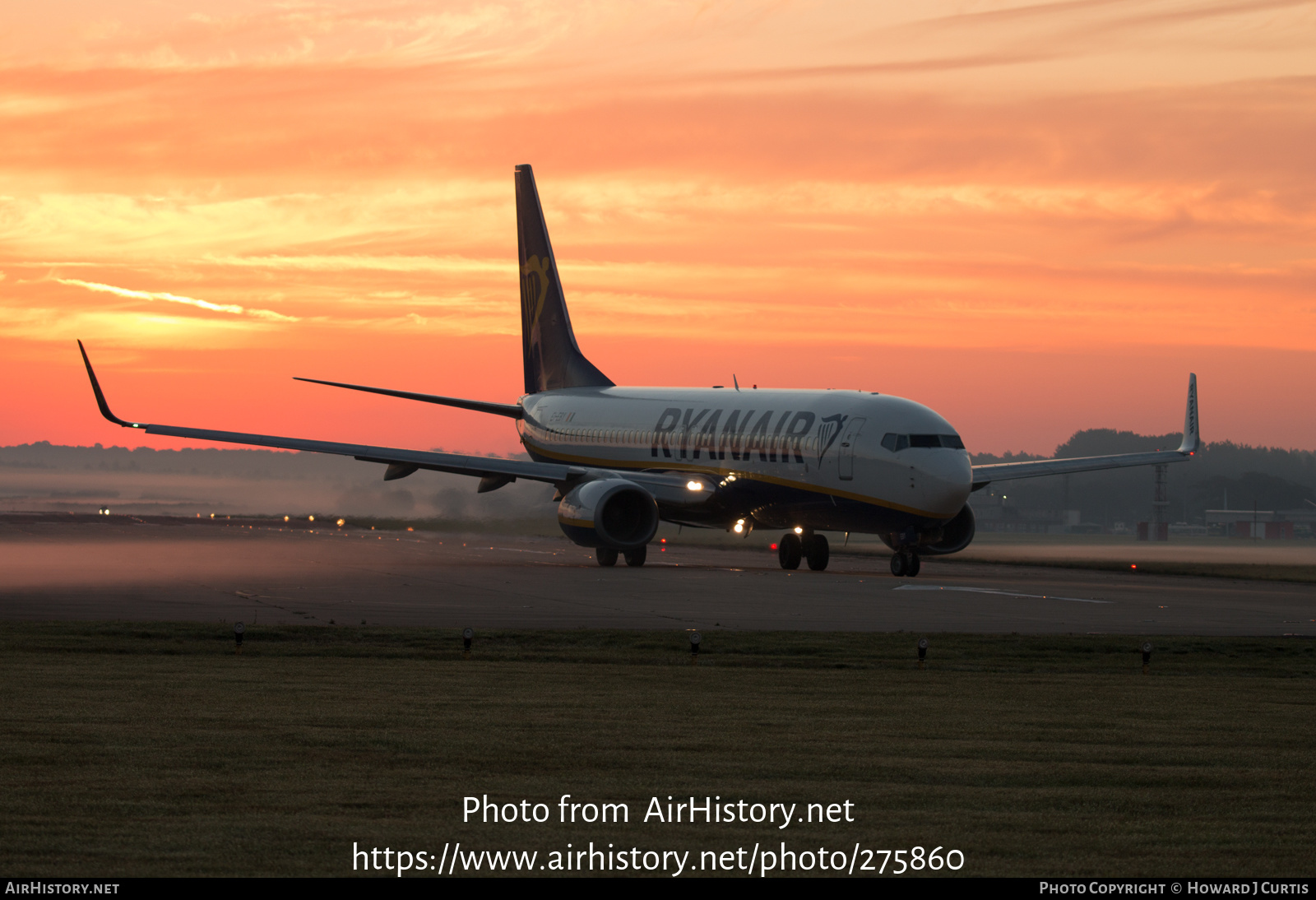 Aircraft Photo of EI-EBY | Boeing 737-8AS | Ryanair | AirHistory.net #275860