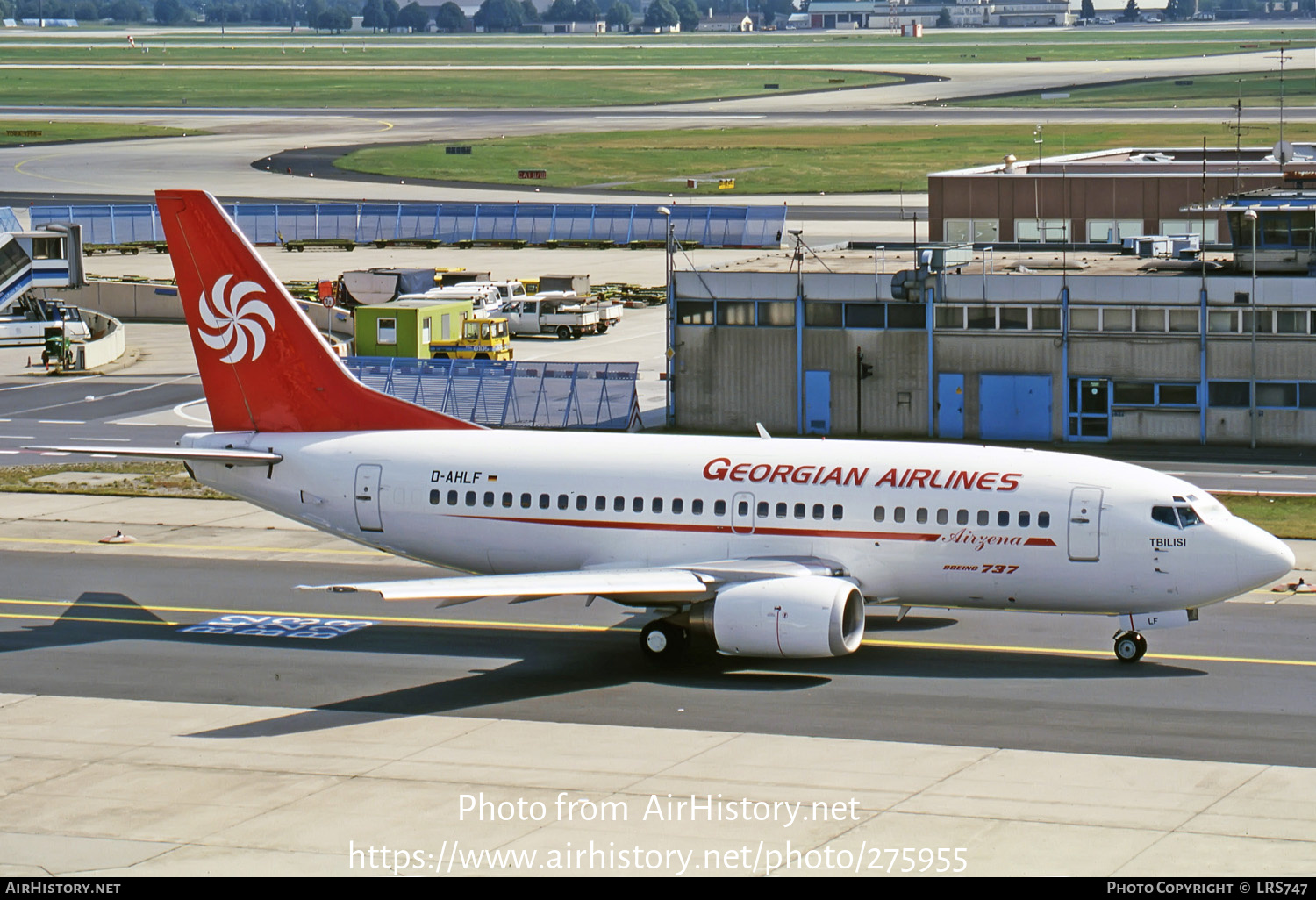 Aircraft Photo of D-AHLF | Boeing 737-5K5 | Georgian Airlines | AirHistory.net #275955