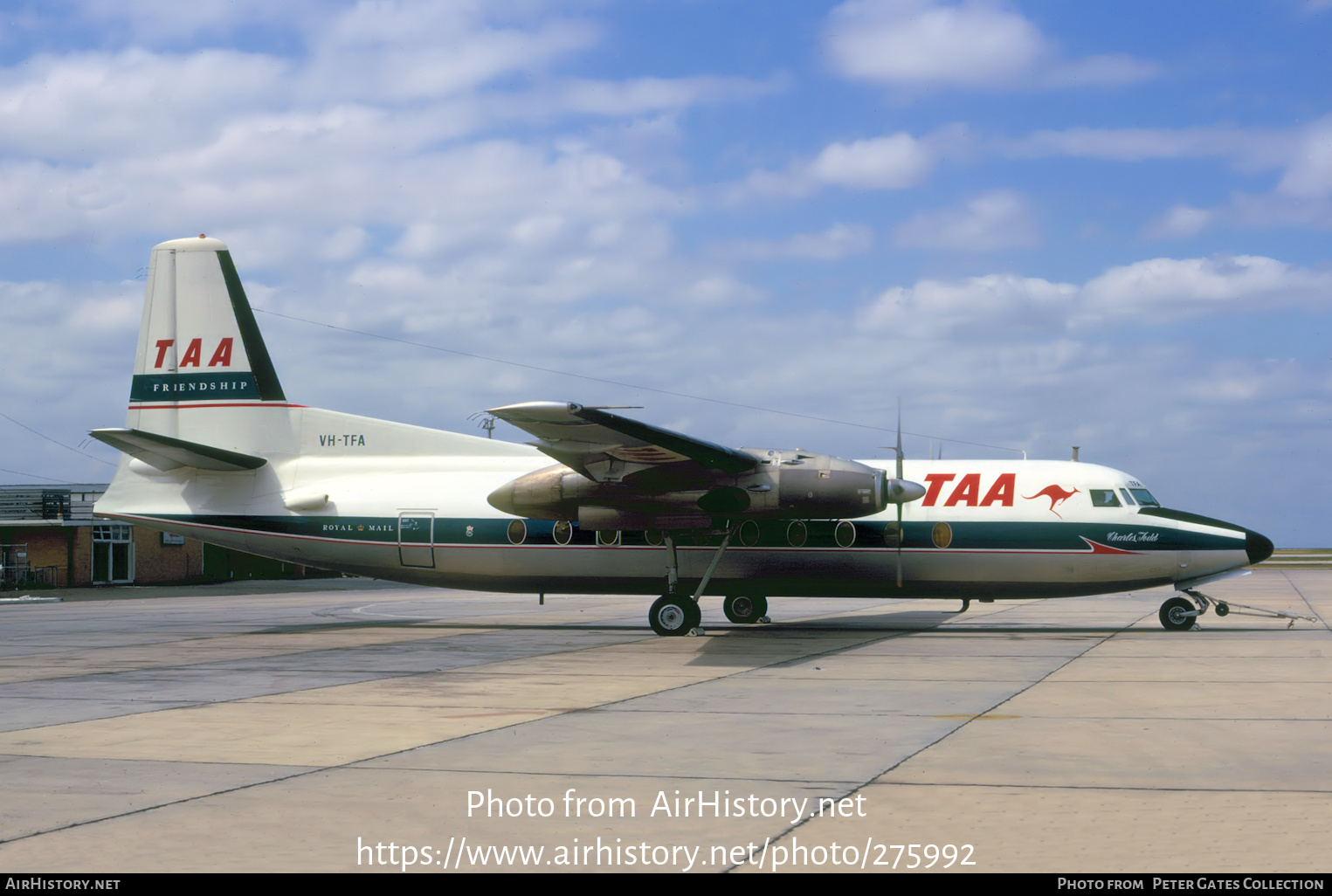 Aircraft Photo of VH-TFA | Fokker F27-200 Friendship | Trans-Australia Airlines - TAA | AirHistory.net #275992