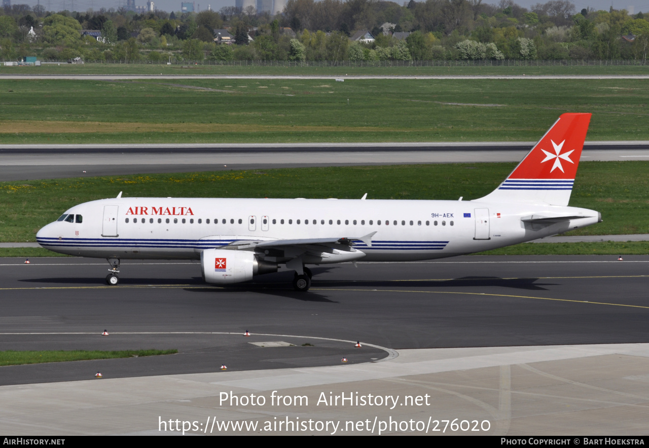 Aircraft Photo of 9H-AEK | Airbus A320-211 | Air Malta | AirHistory.net #276020