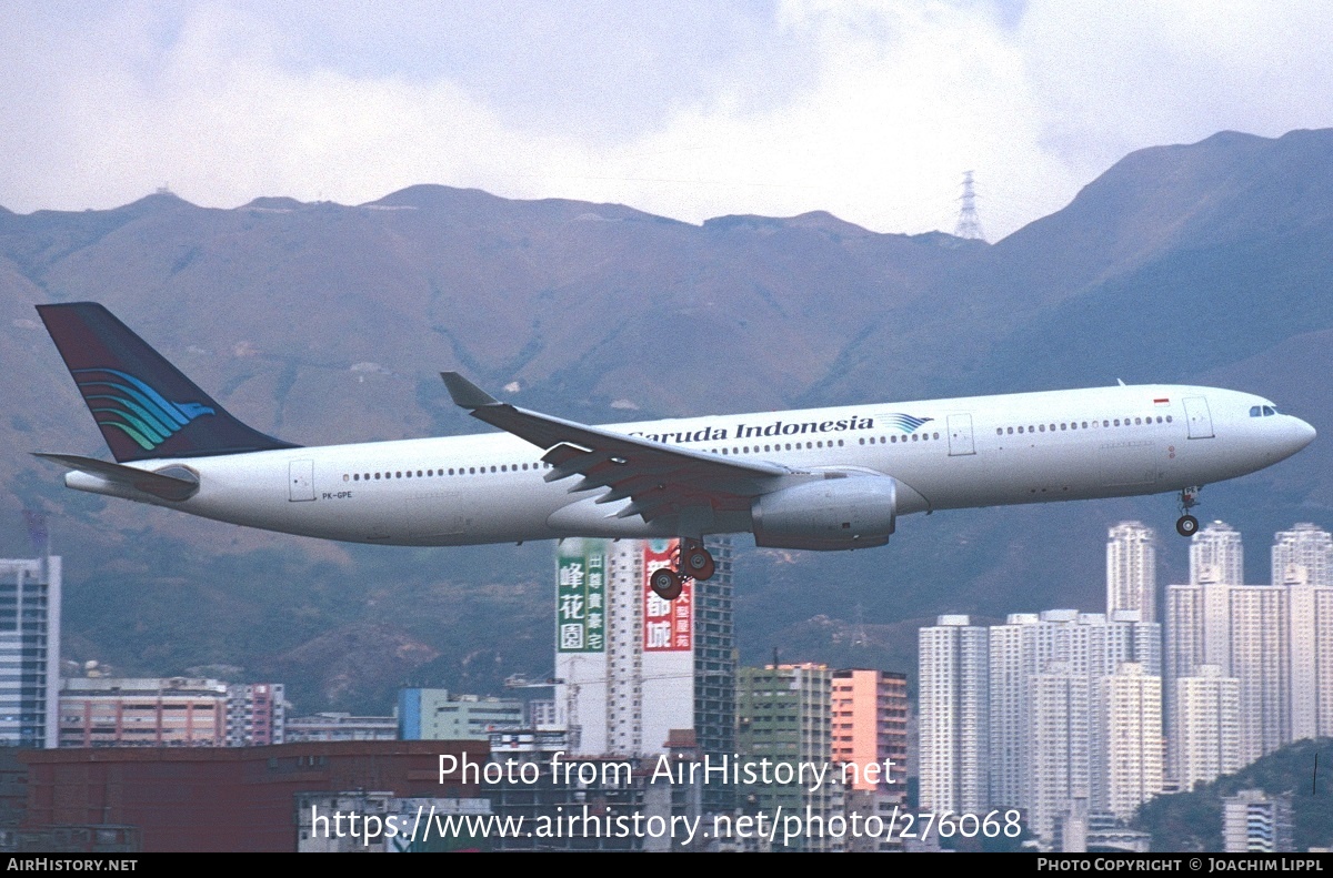 Aircraft Photo of PK-GPE | Airbus A330-341 | Garuda Indonesia | AirHistory.net #276068