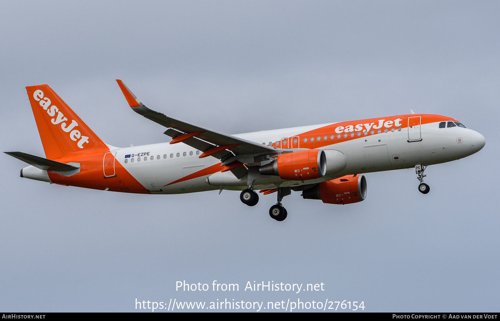 Aircraft Photo of G-EZPE | Airbus A320-214 | EasyJet | AirHistory.net #276154