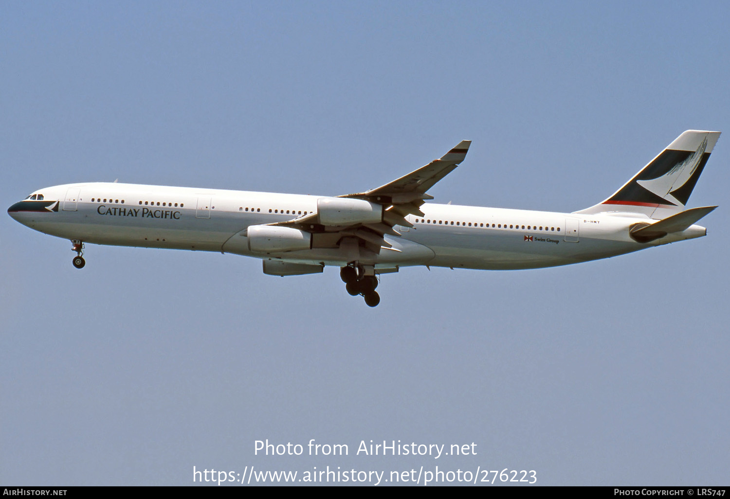 Aircraft Photo of B-HMY | Airbus A340-313X | Cathay Pacific Airways | AirHistory.net #276223