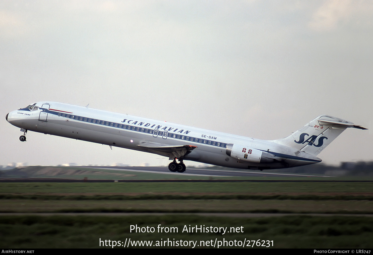 Aircraft Photo of SE-DAW | McDonnell Douglas DC-9-41 | Scandinavian Airlines - SAS | AirHistory.net #276231